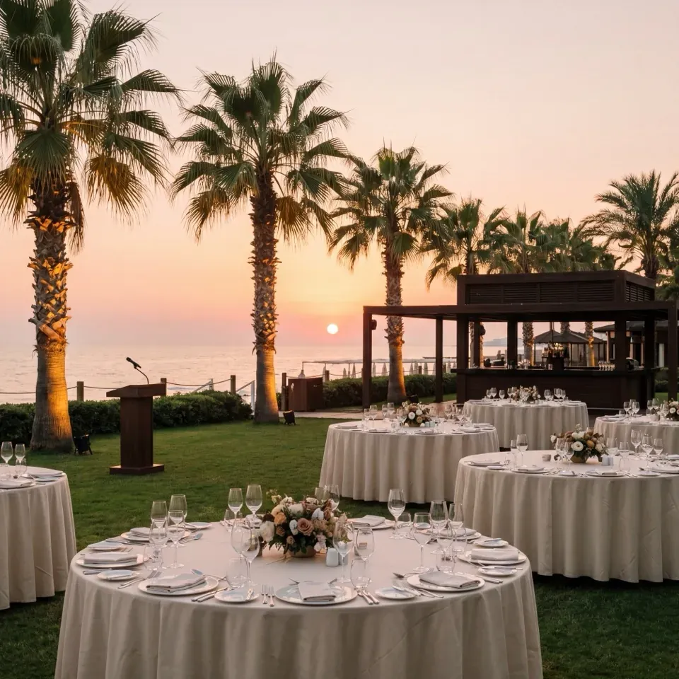 Resorts de plage de Belek, lieu d'événement corporate à Antalya