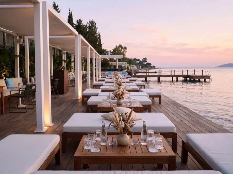 Türkbükü beach clubs, corporate event venue in Bodrum