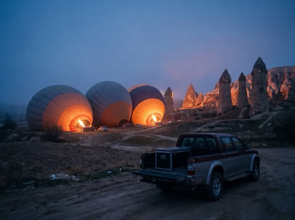 Hot-air balloon take-off zones, corporate event venue in Cappadocia